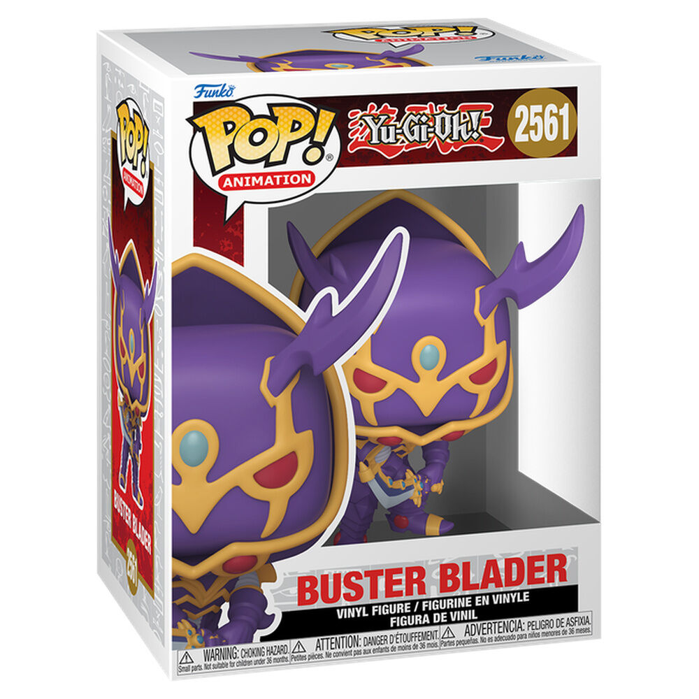 Figura Funko POP! de Buster Blader de Yu-Gi-Oh! en caja