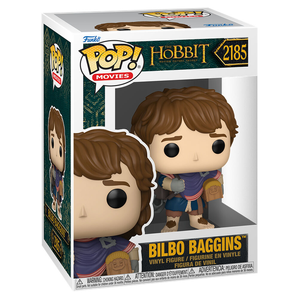 Figura Funko POP! de Bilbo Baggins de The Hobbit con cofre en caja