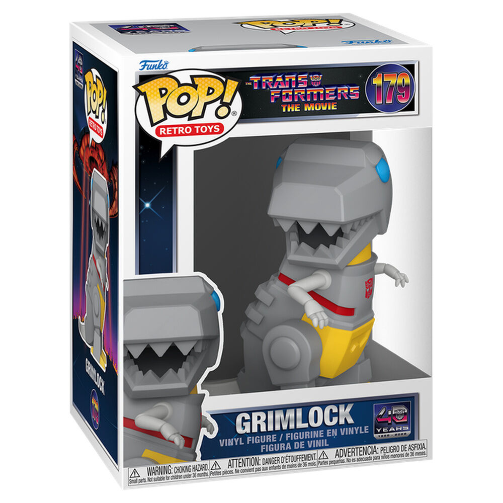 Figura Funko POP! de Grimlock de Transformers en caja