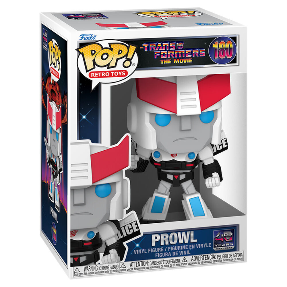Figura Funko POP! Prowl de Transformers The Movie en caja