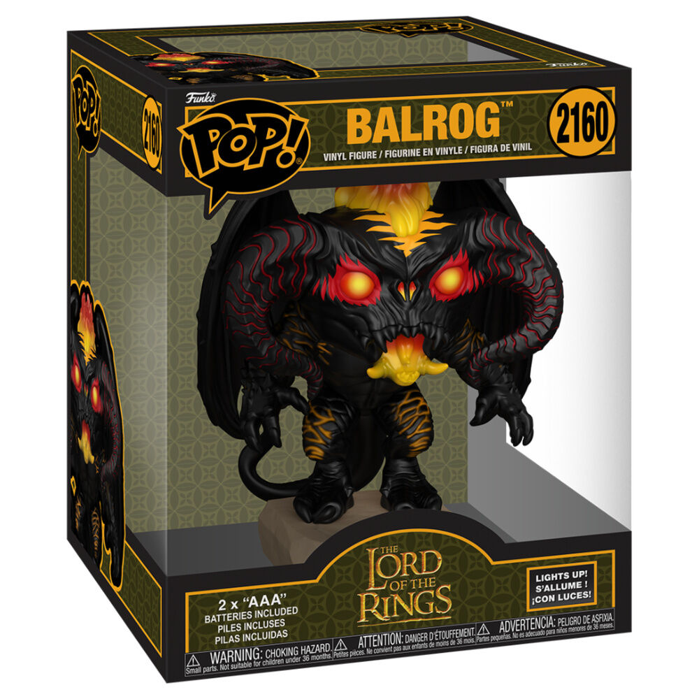 Figura Funko POP! del Balrog de El Señor de los Anillos en caja