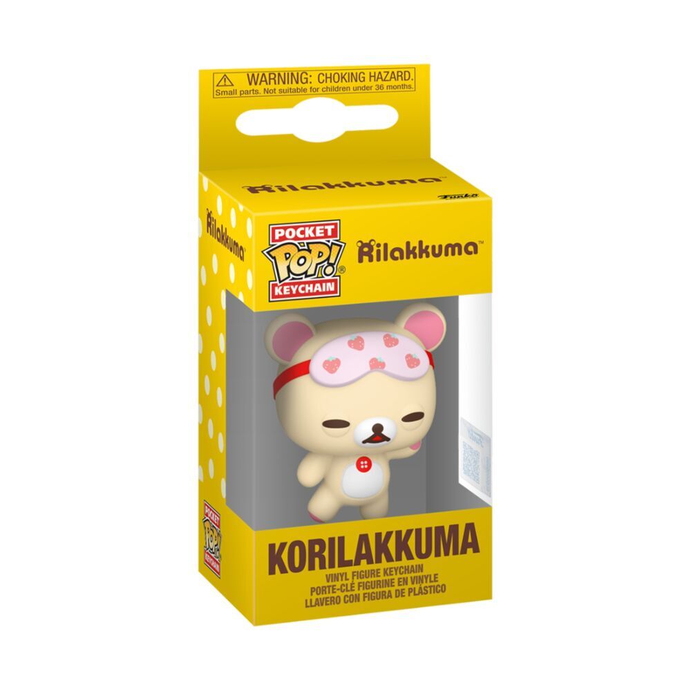 Llavero FUNKO Pocket POP! de Korilakkuma con estampado de fresas - 2