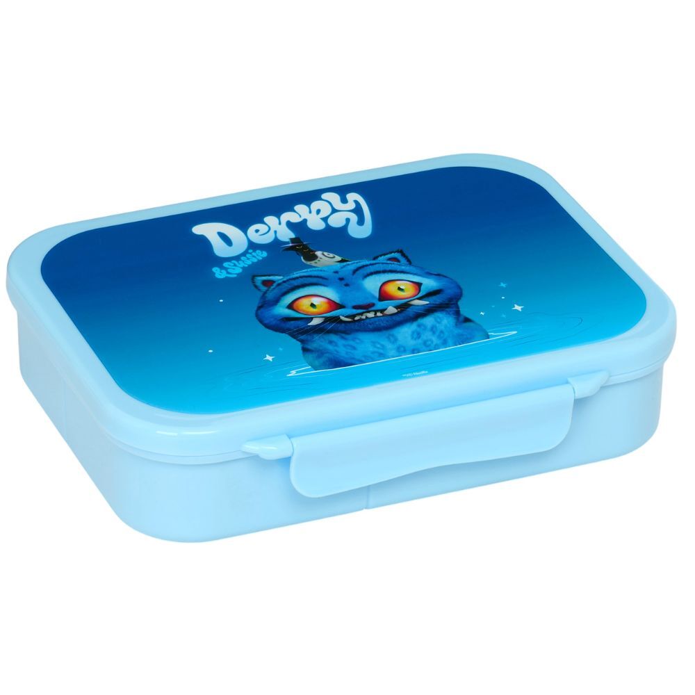 Sandwichera azul Derpy de KPop Demon Hunters con 3 compartimentos - 2