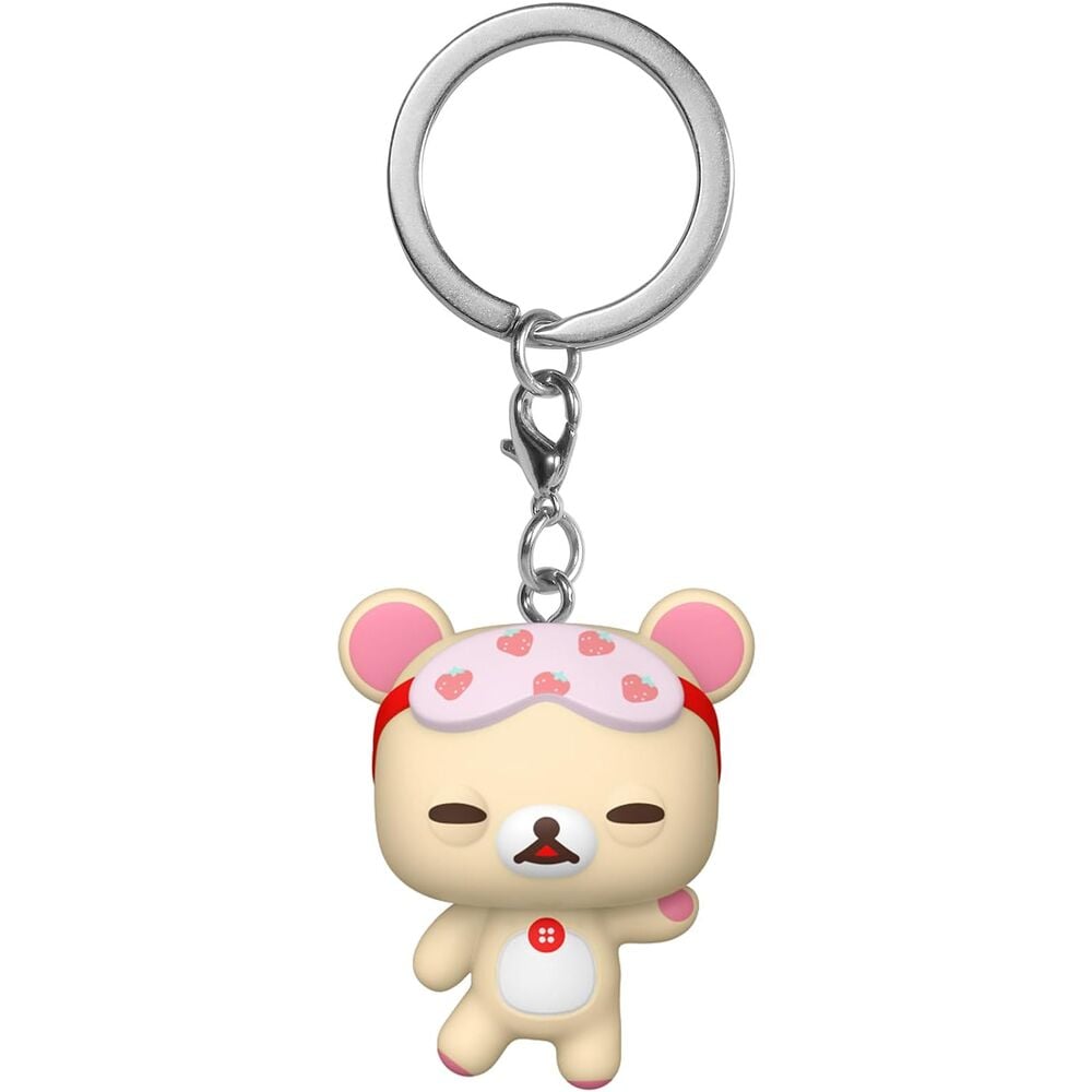 Llavero FUNKO Pocket POP! de Korilakkuma con estampado de fresas