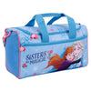 Bolsa de deporte azul de Frozen con Anna y Elsa