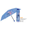 Paraguas plegable azul de Stitch Disney con funda