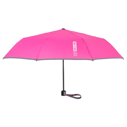 Paraguas plegable PERLETTI azul y fucsia de 3 secciones - 3