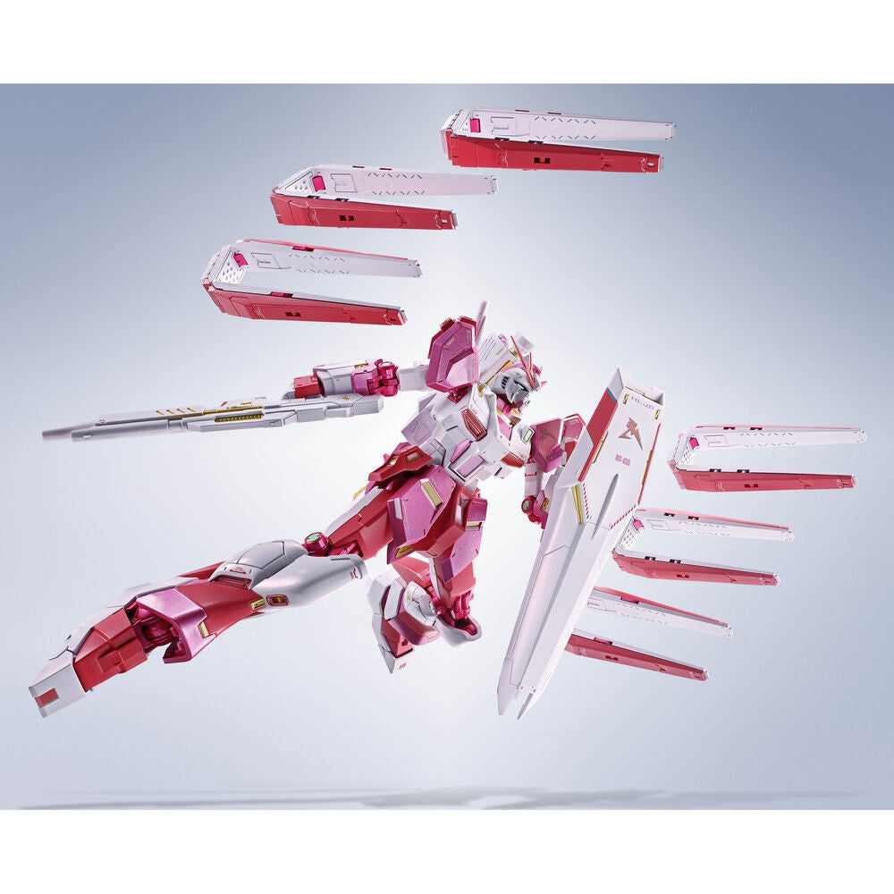 Figura Side MS Gundam Sakura Miko Ver. rosa y blanca con rifle, escudo y unidad trasera - 2