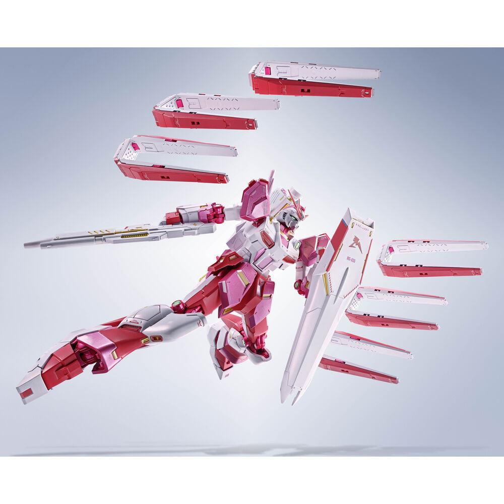 Figura Side MS Gundam Sakura Miko Ver. rosa y blanca con rifle, escudo y unidad trasera - 6