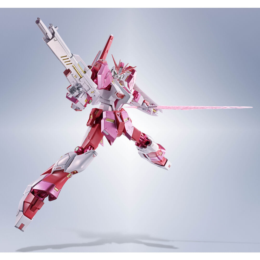 Figura Side MS Gundam Sakura Miko Ver. rosa y blanca con rifle, escudo y unidad trasera - 8