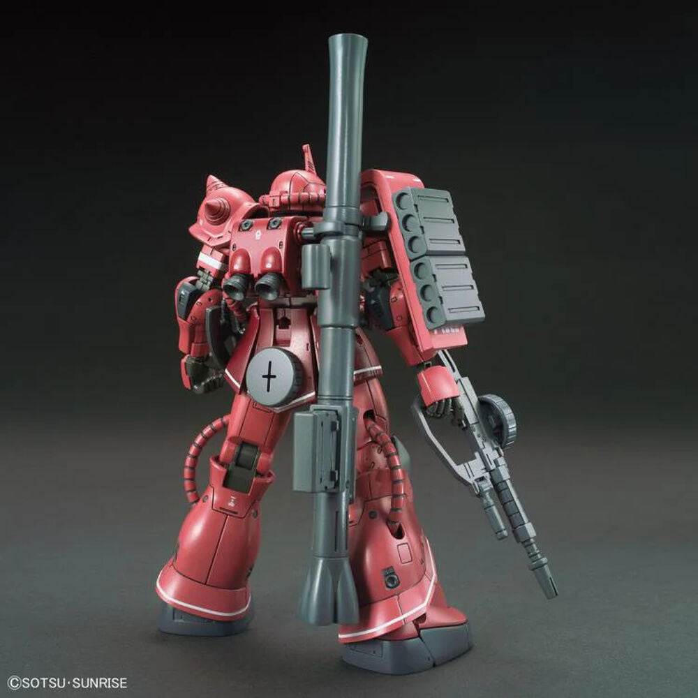 Maqueta HG 1/144 del Zaku II rojo de Char Aznable - 4