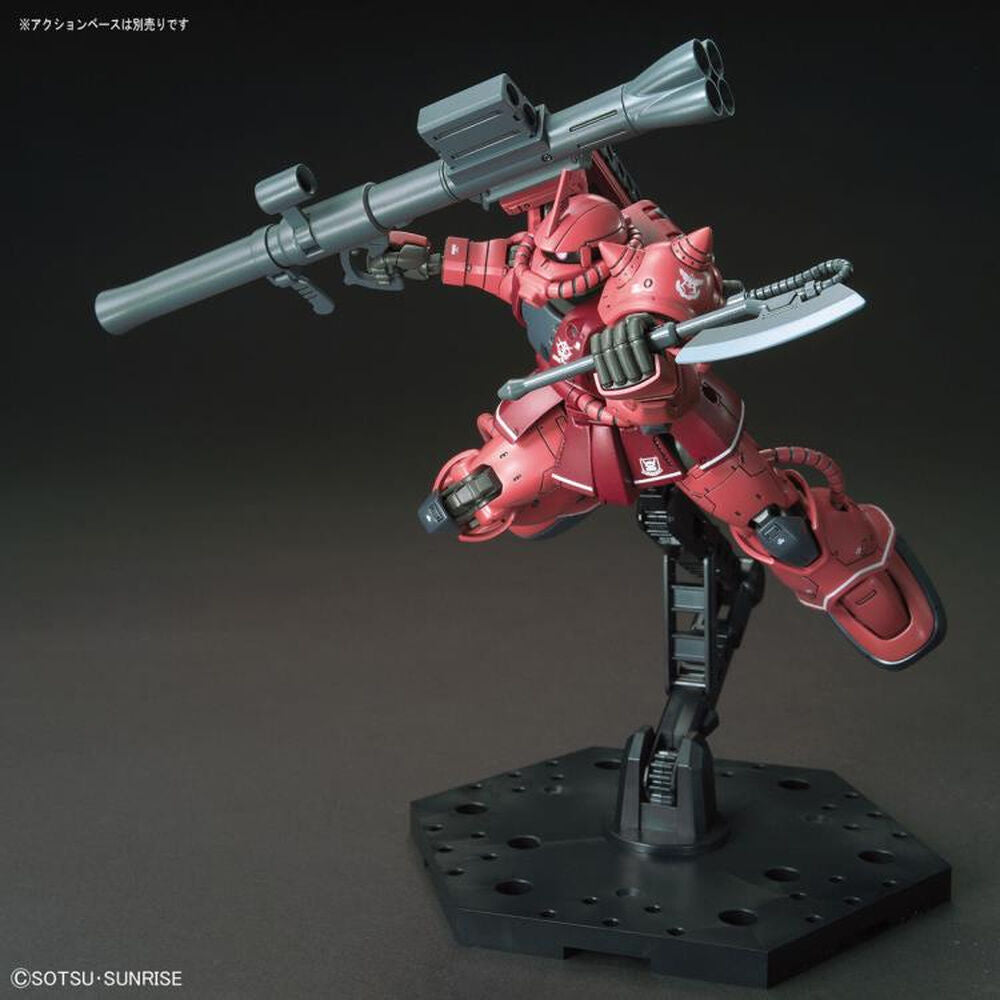 Maqueta HG 1/144 del Zaku II rojo de Char Aznable - 5
