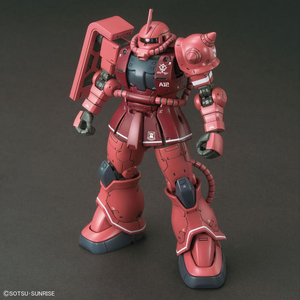 Maqueta HG 1/144 del Zaku II rojo de Char Aznable - 7