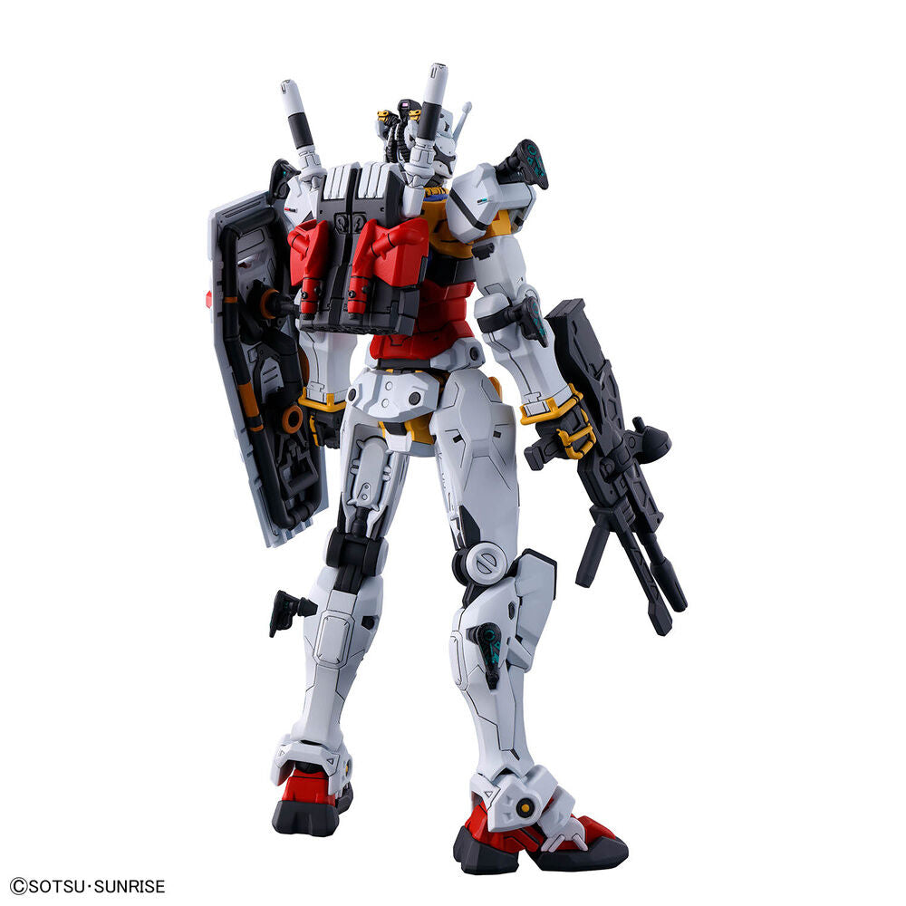 Maqueta HG 1/144 White Gundam GQuuuuuuX blanca con escudo rojo - 4