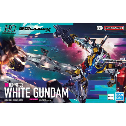 Maqueta HG 1/144 White Gundam GQuuuuuuX blanca con escudo rojo - 5