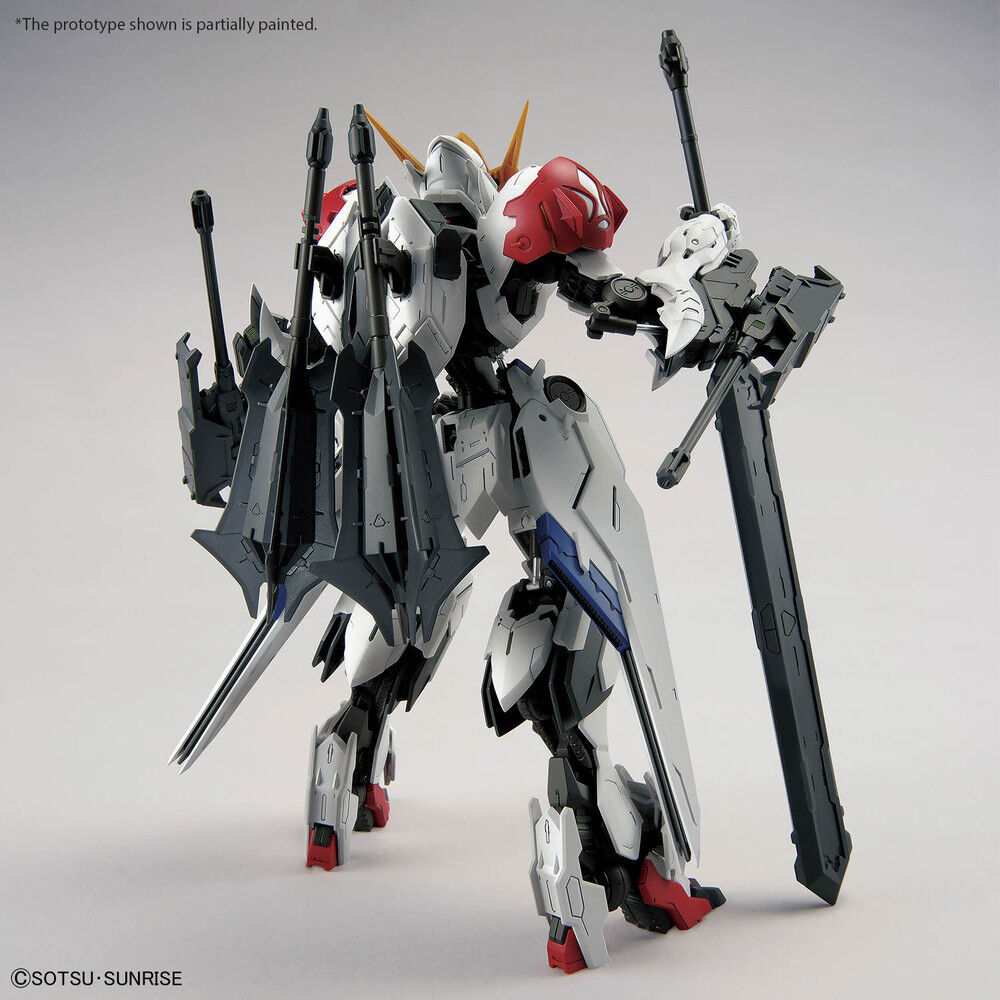 Maqueta MG 1/100 Gundam Barbatos Lupus con gran armamento - 3