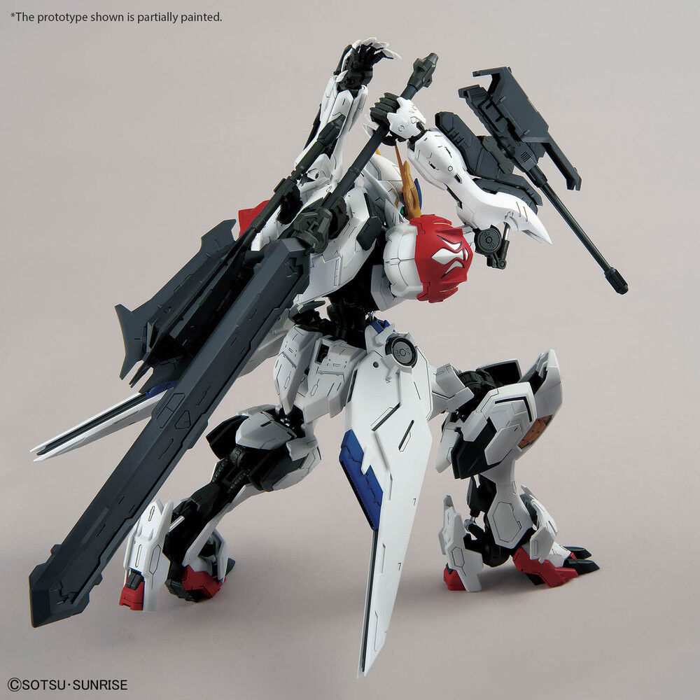 Maqueta MG 1/100 Gundam Barbatos Lupus con gran armamento - 4