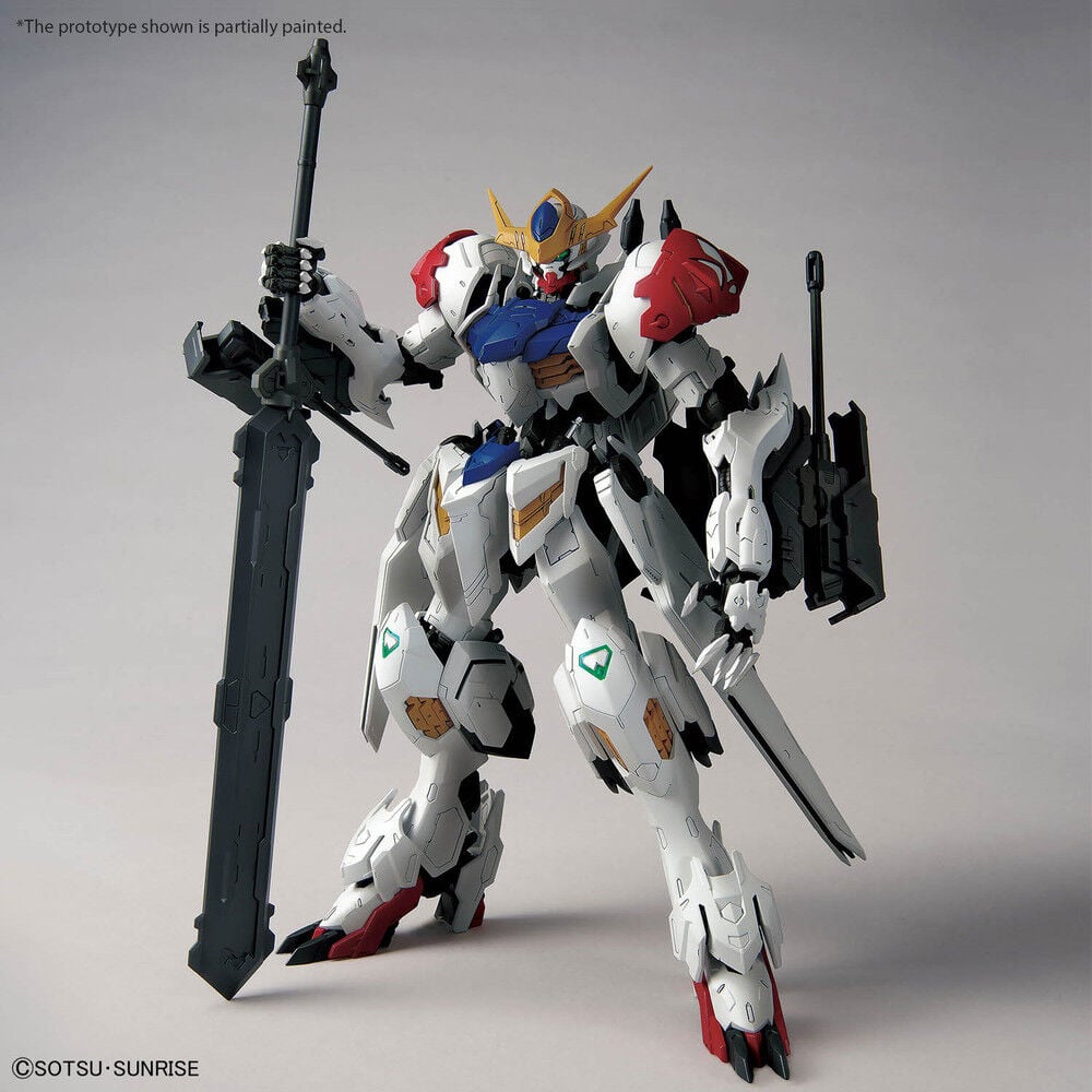 Maqueta MG 1/100 Gundam Barbatos Lupus con gran armamento