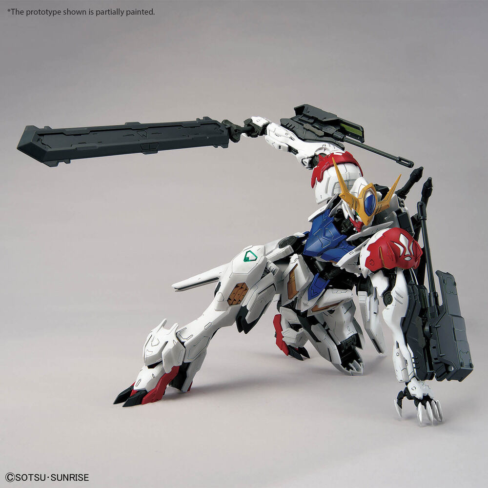 Maqueta MG 1/100 Gundam Barbatos Lupus con gran armamento - 8