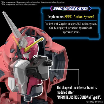 Maqueta HG 1/144 MSM-07 ZGok de Gundam SEED Freedom en color rojo - 3