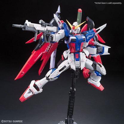 Maqueta RG 1/144 Destiny Gundam de BANDAI HOBBY en rojo, blanco y azul - 4