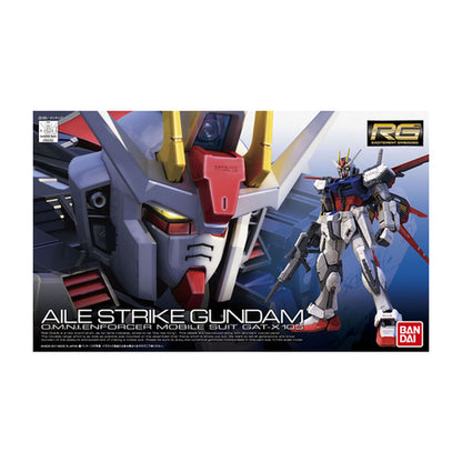 Maqueta RG 1/144 Aile Strike Gundam de BANDAI HOBBY con rifle y escudo - 3