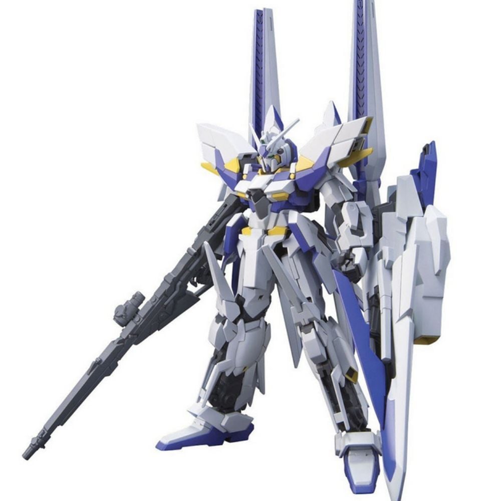 Maqueta HGUC 1/144 MSN-001X Gundam Delta Kai blanca y azul