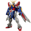 Maqueta RG 1/144 God Gundam de G Gundam en blanco, azul, rojo y dorado