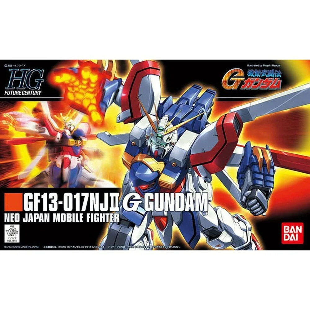 Maqueta HGFC 1/144 God Gundam de BANDAI HOBBY en pose dinámica - 2