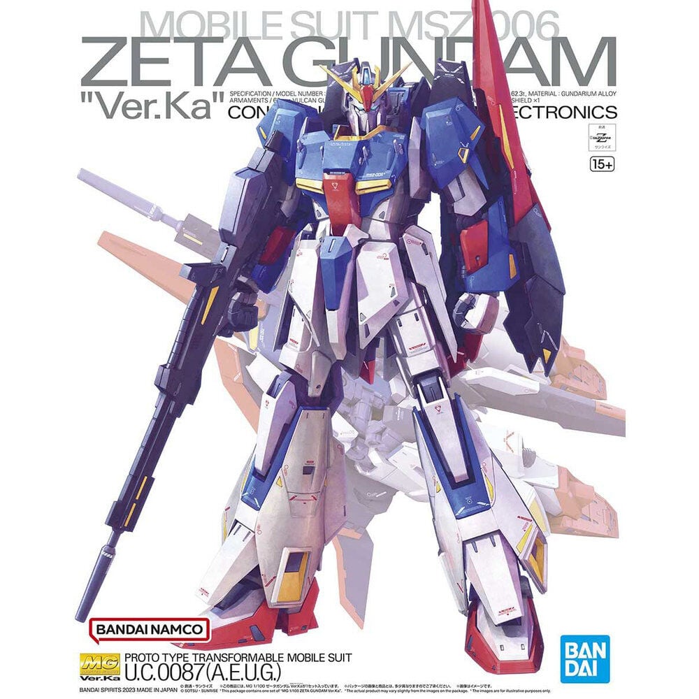 Maqueta MG 1/100 MSZ-006 Zeta Gundam Ver. Ka