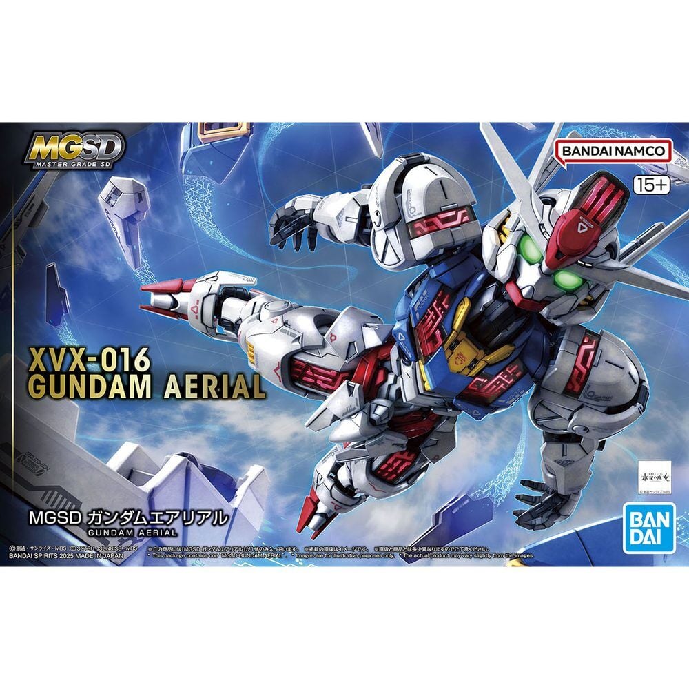 Maqueta MGSD XVX-016 Gundam Aerial de Bandai Hobby