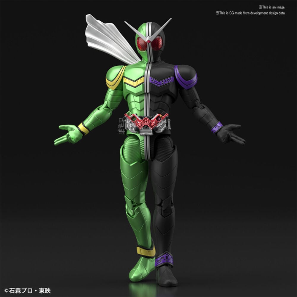 Maqueta Kamen Rider Double CycloneJoker en verde y negro