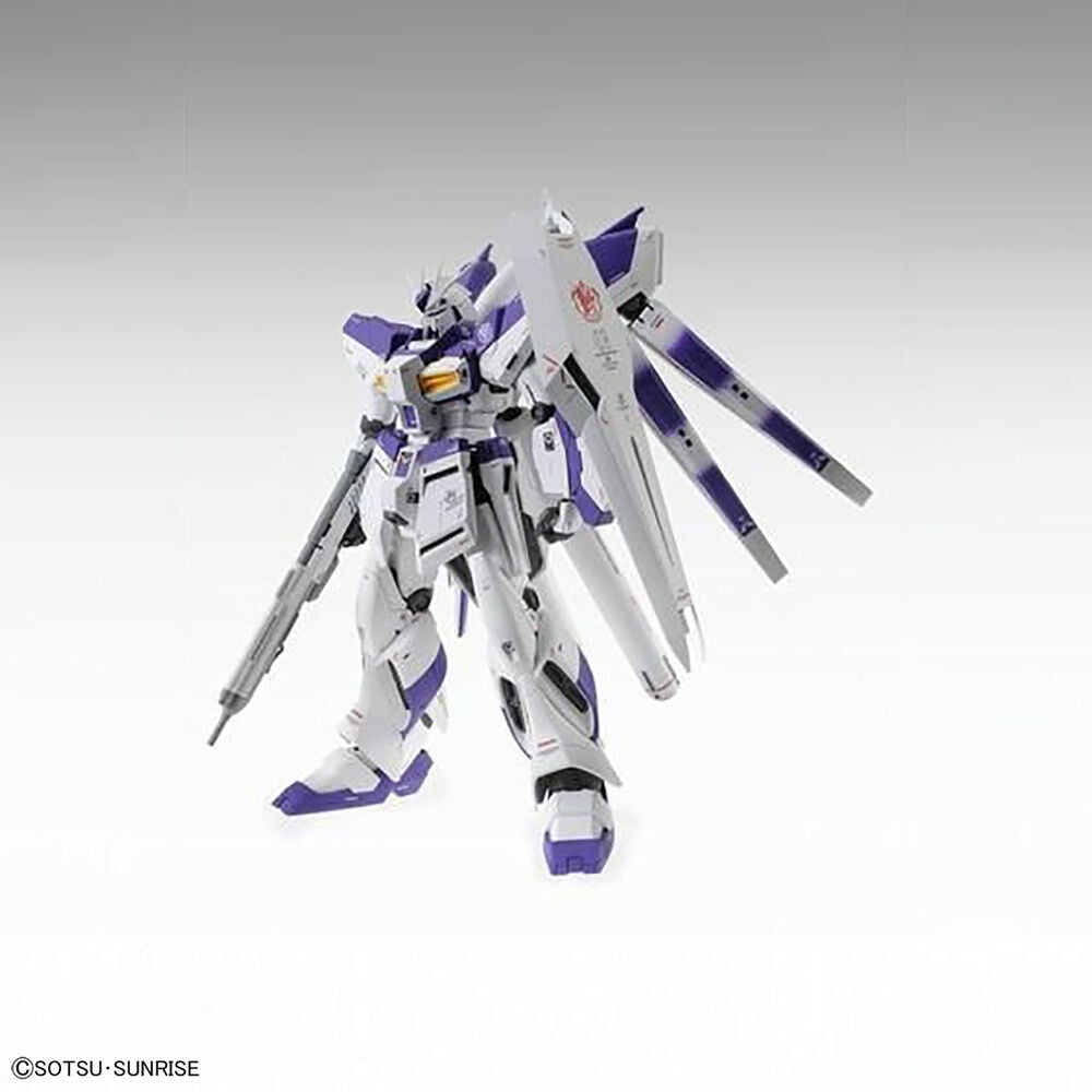 Maqueta MG 1/100 Hi-Nu Gundam RX-93-v2 Ver. Ka en blanco y morado