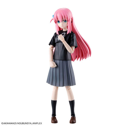 Maqueta de Hitori Gotoh con guitarra eléctrica negra - 3