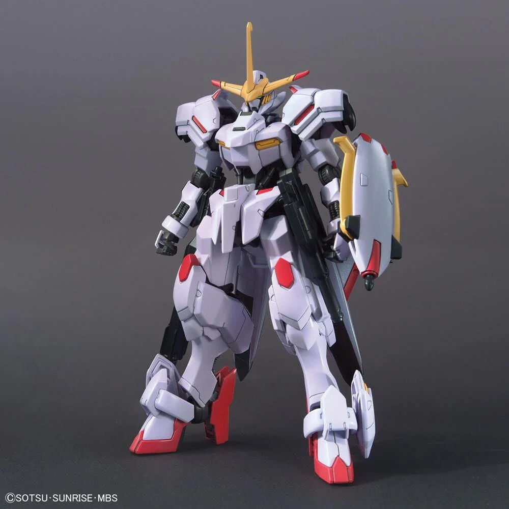 Maqueta HG 1/144 Gundam Hajiroboshi blanca con detalles rojos y dorados - 2