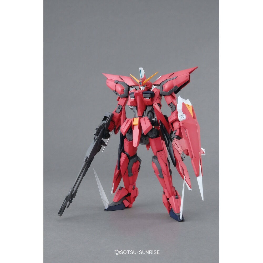 Maqueta MG 1/100 GAT-X303 Aegis Gundam en rojo y negro - 2