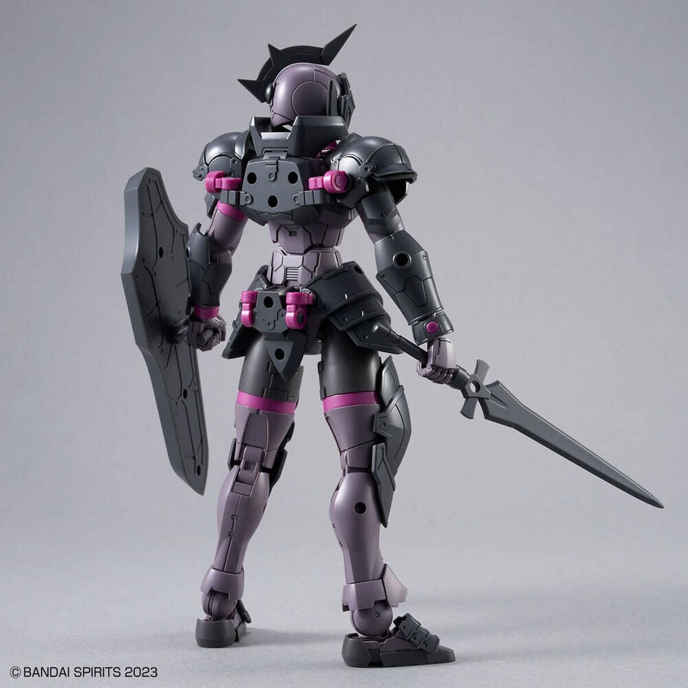 Maqueta 30MF Rosan Knight con armadura oscura, espada y escudo - 2