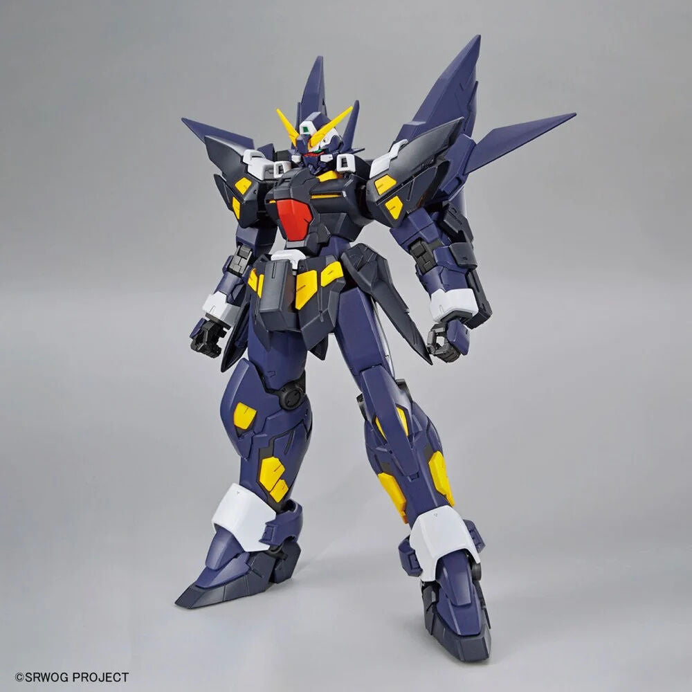 Maqueta HG 1/144 Huckebein Mk-II de Super Robot Wars OG en azul oscuro y amarillo - 2