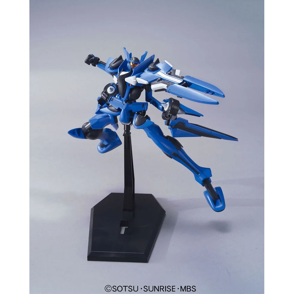 Maqueta HG 1/144 Brave Commander Test Type azul y blanca - 3