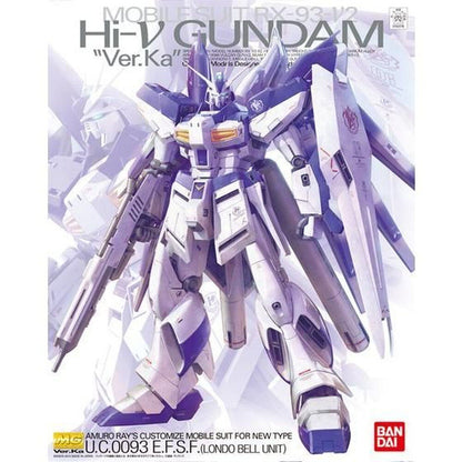 Maqueta MG 1/100 Hi-Nu Gundam RX-93-v2 Ver. Ka en blanco y morado - 3