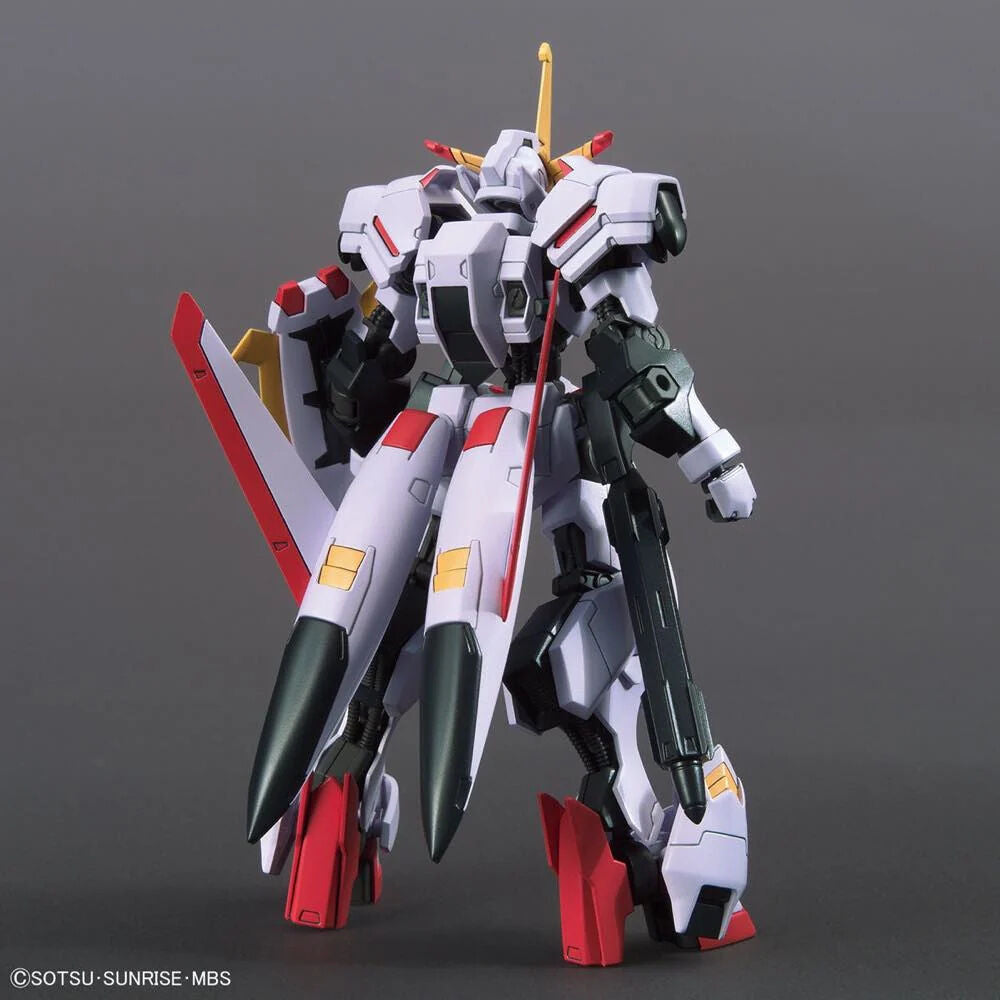 Maqueta HG 1/144 Gundam Hajiroboshi blanca con detalles rojos y dorados - 3