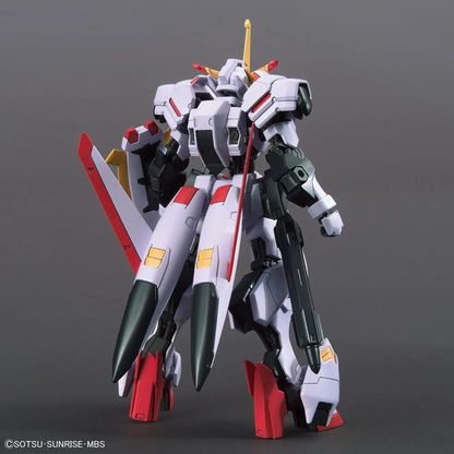Maqueta HG 1/144 Gundam Hajiroboshi blanca con detalles rojos y dorados - 3