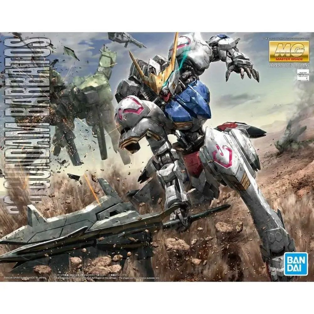 Maqueta MG 1/100 Gundam Barbatos en gris oscuro - 4