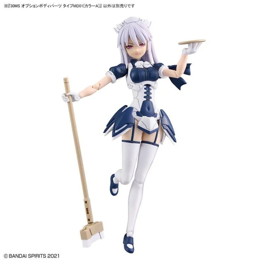 Maqueta 30MS Option Body Parts MD01 Color A en blanco y azul marino
