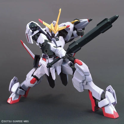 Maqueta HG 1/144 Gundam Hajiroboshi blanca con detalles rojos y dorados - 4