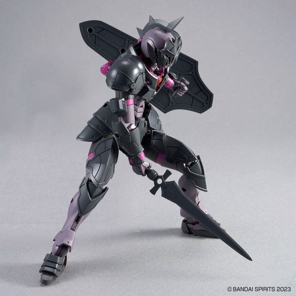 Maqueta 30MF Rosan Knight con armadura oscura, espada y escudo - 4