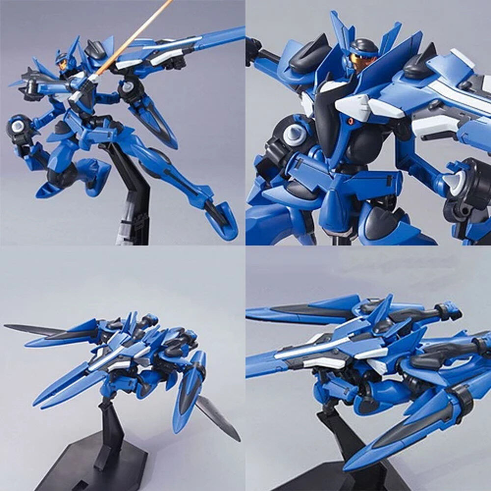 Maqueta HG 1/144 Brave Commander Test Type azul y blanca - 5