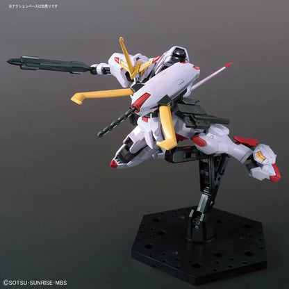 Maqueta HG 1/144 Gundam Hajiroboshi blanca con detalles rojos y dorados - 5