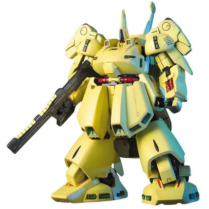 Maqueta HGUC 1/144 PMX-003 The-O de Gundam en tonos amarillos