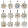 Set de 12 bolas de Navidad Disney con personajes ilustrados